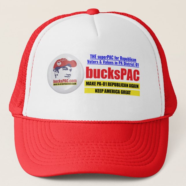 Casquette chapeau de camion de bucksPAC (Devant)