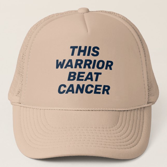 Casquette Chapeau de camion de cancer de la bande (Devant)