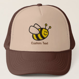 Casquette Chapeau de camion de caricature d'abeille