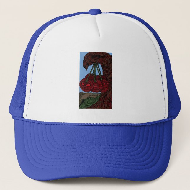 Casquette Chapeau de camion de cerises en possession (Devant)