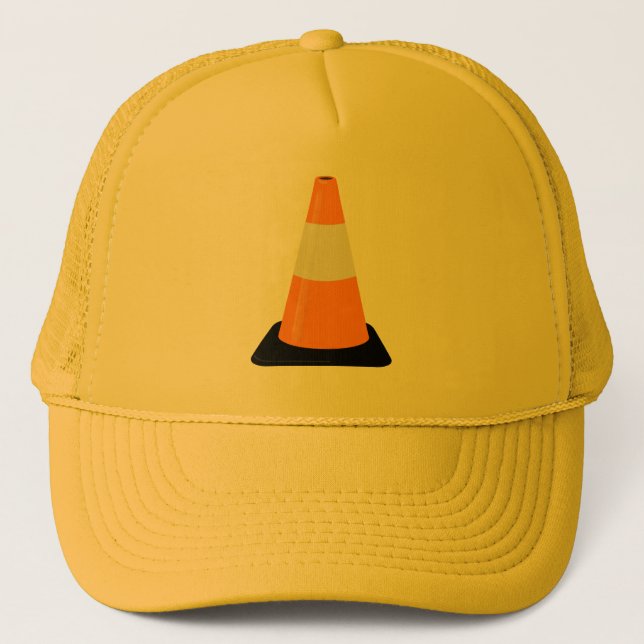 Casquette Chapeau de camion de cône de trafic (Devant)