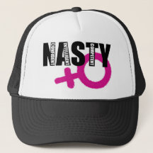 Chapeau de camion de femme maligne