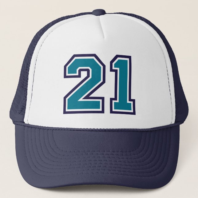Casquette Chapeau de camion de fête du 21e anniversaire (Devant)