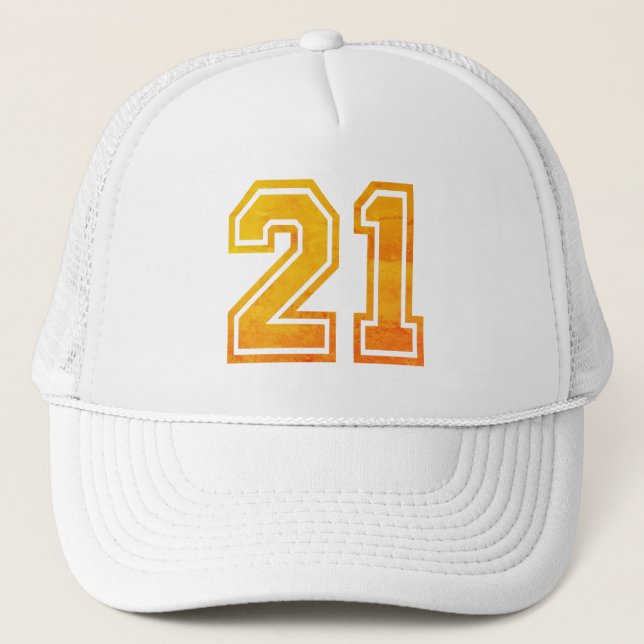 Casquette Chapeau de camion de fête du 21e anniversaire (Devant)