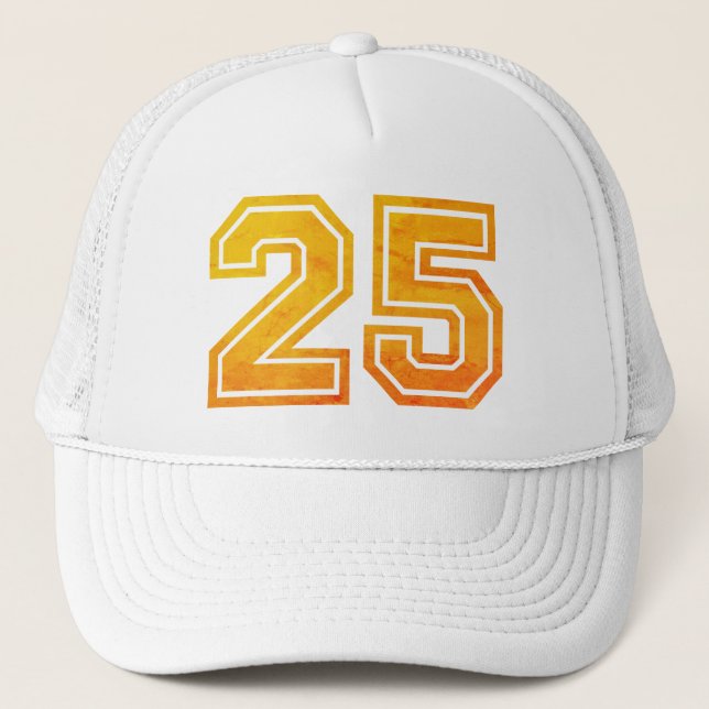 Casquette Chapeau de camion de fête du 25e anniversaire (Devant)