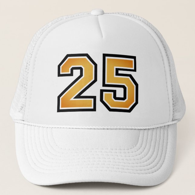 Casquette Chapeau de camion de fête du 25e anniversaire (Devant)