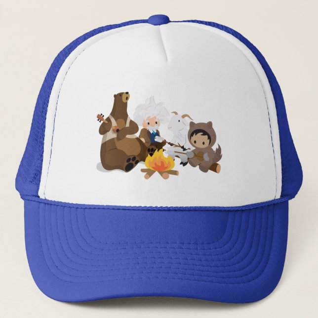 Casquette Chapeau de camion de feu de camp de Salesforce (Devant)