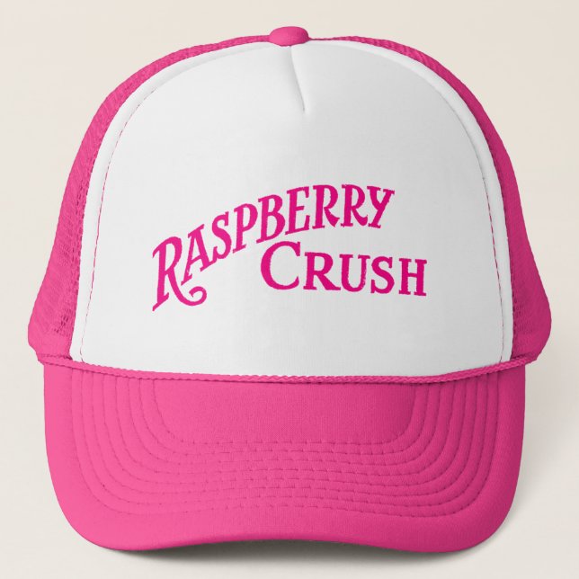Casquette Chapeau de camion de framboise (Devant)