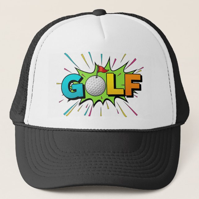 Casquette Chapeau de camion de golf (Devant)