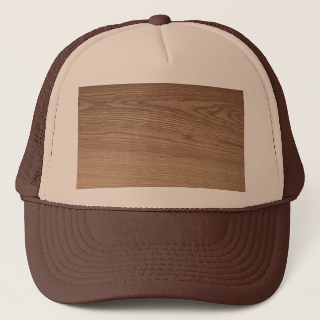 Casquette Chapeau de camion de grain de bois (Devant)