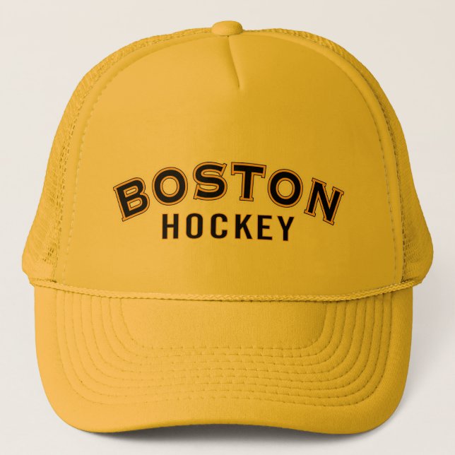 Casquette Chapeau de camion de hockey de Boston (Devant)