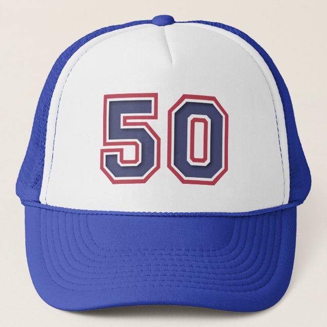 Casquette Chapeau de camion de la fête du 50e anniversaire (Devant)