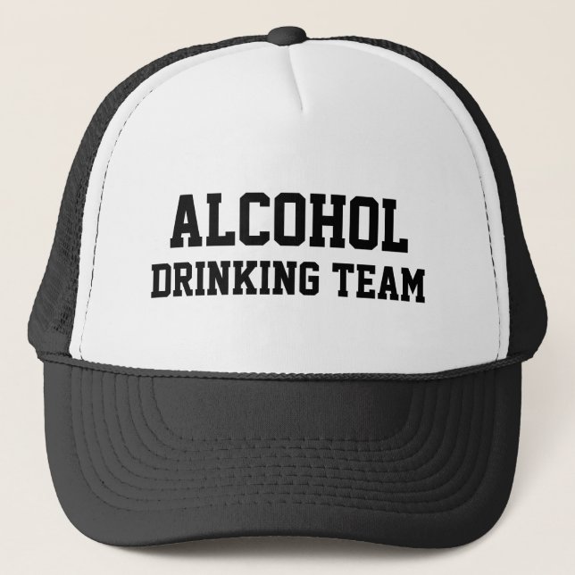 Casquette Chapeau de camion de l'équipe de boisson alcooliqu (Devant)