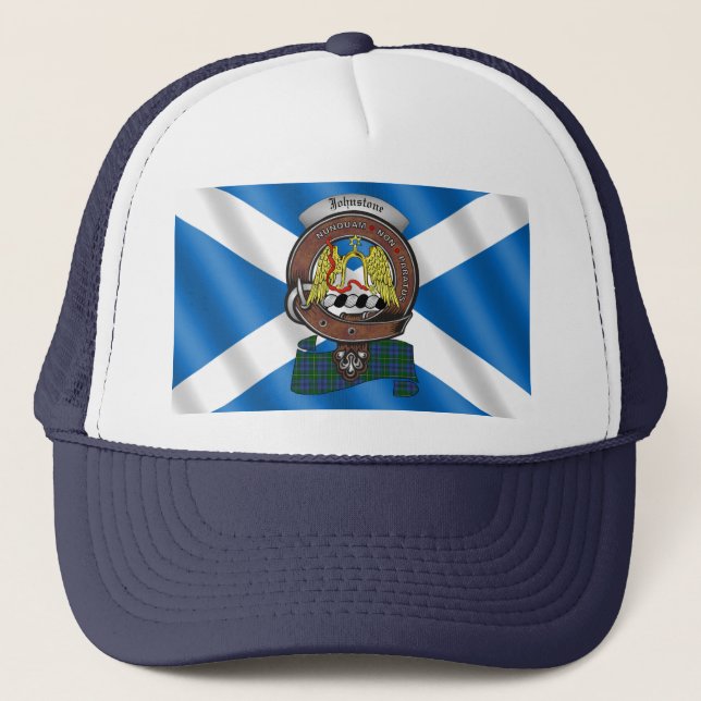 Casquette Chapeau de camion de l'insigne Johnstone Clan (Devant)