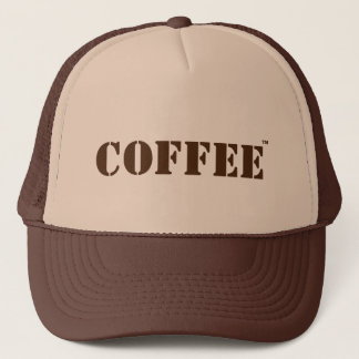 Casquette Chapeau de camion de marque de café