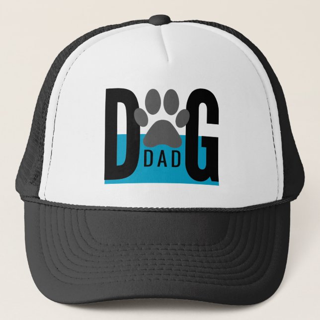 Casquette Chapeau de camion de père de chien (Devant)