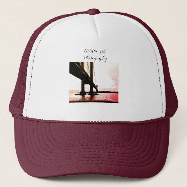 Casquette Chapeau de camion de photographie Golden Grit (Devant)