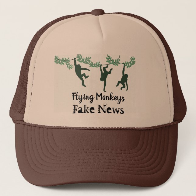 Casquette Chapeau de camion de singes volants (Devant)