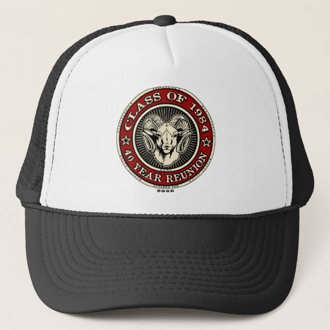Casquette Chapeau de camion de South Gate High School Rams (Devant)