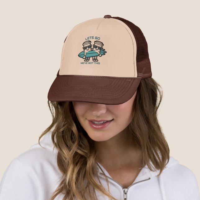 Casquette Chapeau de camion de surf (En situation)