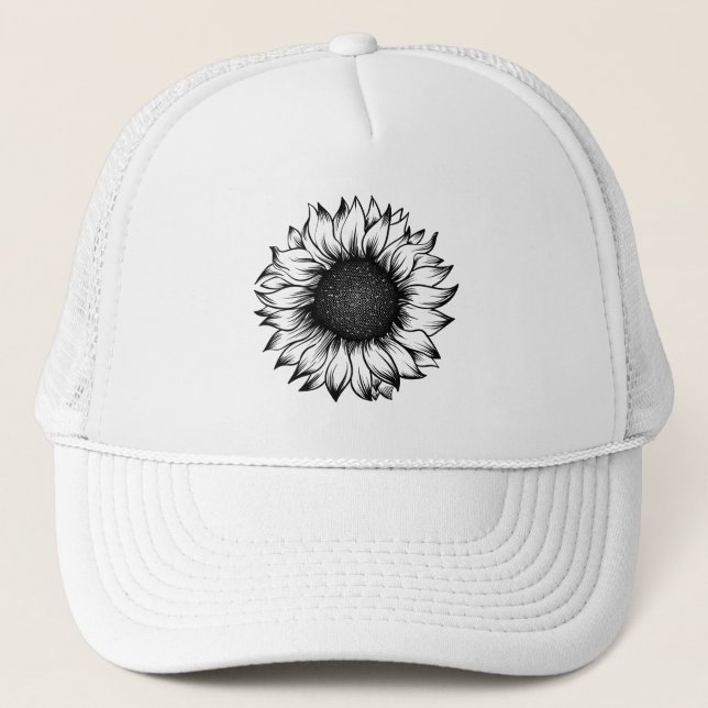 Casquette Chapeau de camion de tournesol (Devant)