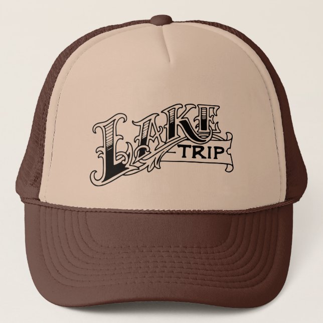 Casquette Chapeau de camion de voyage 24 du lac (Devant)