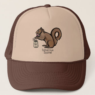 Casquette Chapeau de camion d'écureuil subversif
