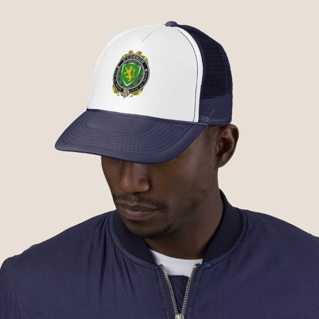 Casquette Chapeau de camion du bouclier irlandais O'Connor/C (En situation)