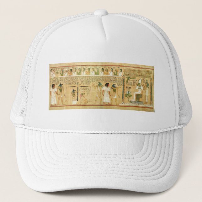 Casquette Chapeau de camion Égypte-Hiéroglyphes (Devant)