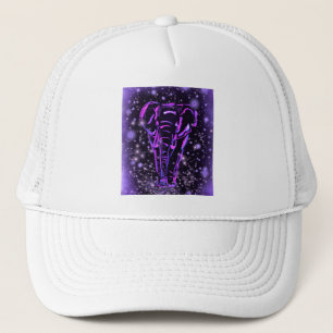 Casquette Chapeau de camion éléphant à la nuit étoilée