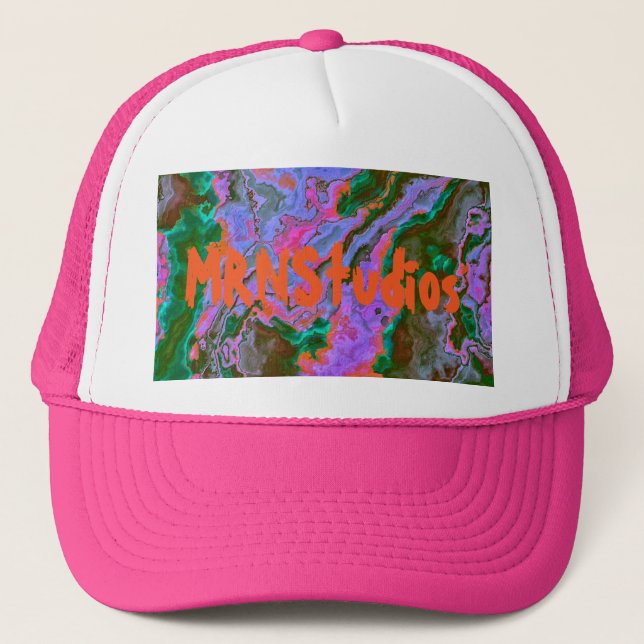 Casquette Chapeau de camion en marbre aigre (Devant)