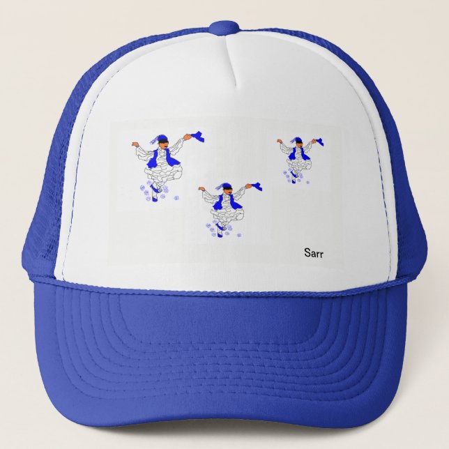 Casquette Chapeau de camion / Evzones grecques dansant (Devant)