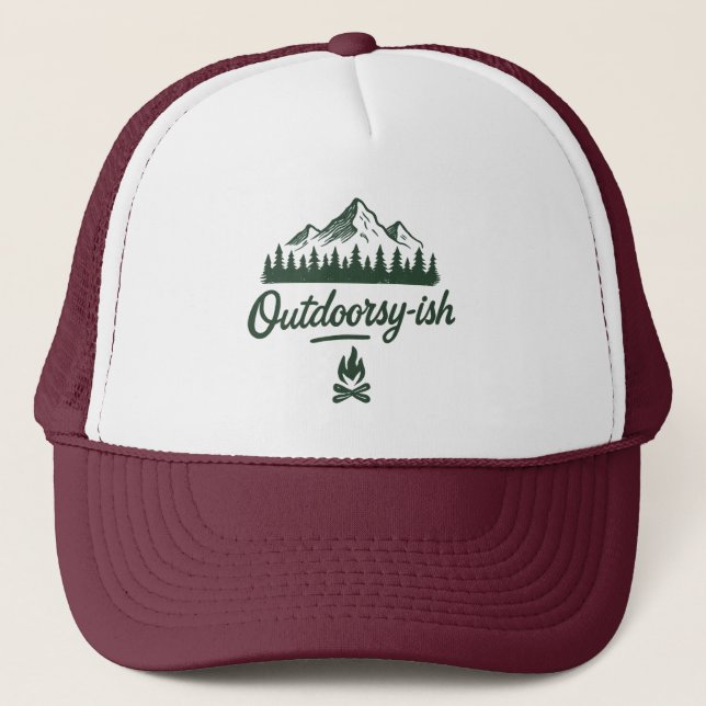 Casquette Chapeau de camion extérieur - Pour randonneurs et  (Devant)