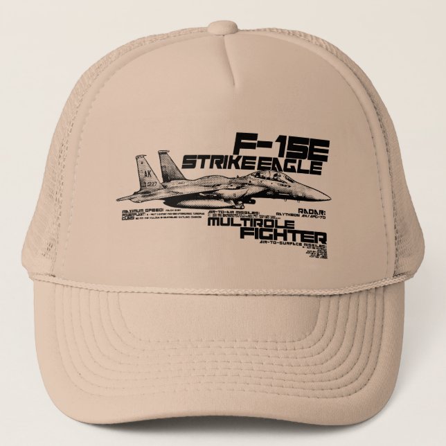 Casquette Chapeau de camion F-15E Strike Eagle (Devant)