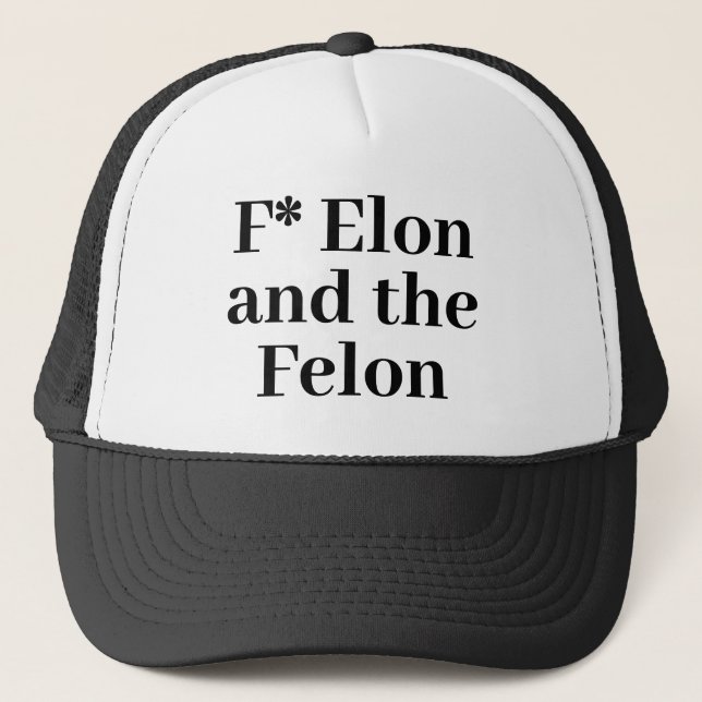 Casquette Chapeau de camion F* Elon (Devant)