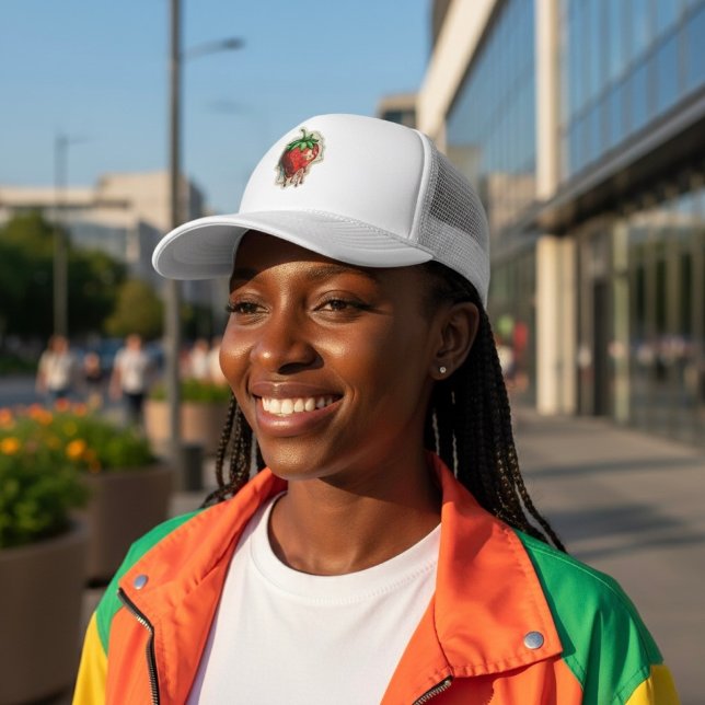 Casquette Chapeau de camion fraise (Créateur téléchargé)