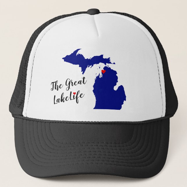 Casquette Chapeau de camion Great Lake Michigan (Devant)