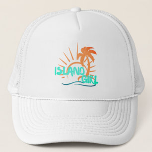 Casquette Chapeau de camion "Island Girl"