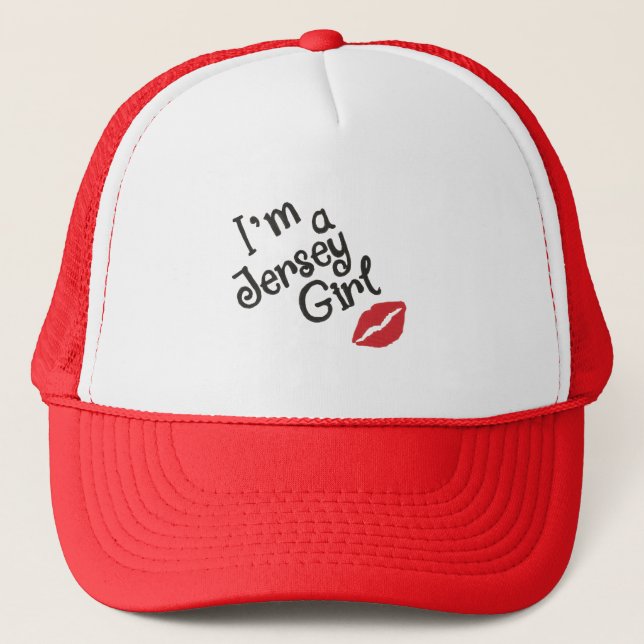 Casquette Chapeau de camion Jersey Girl (Devant)