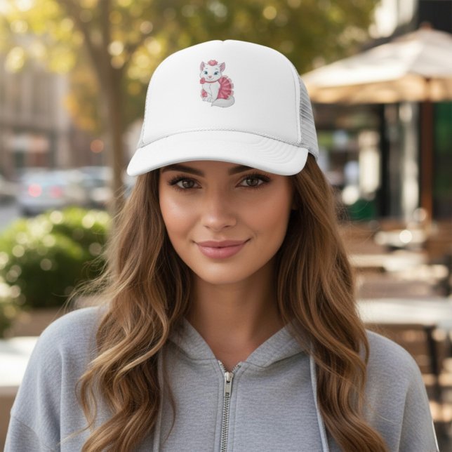 Casquette Chapeau de camion Kitty (Créateur téléchargé)