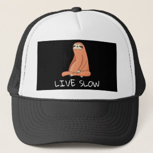 Casquette Chapeau de camion léger Sloth Live