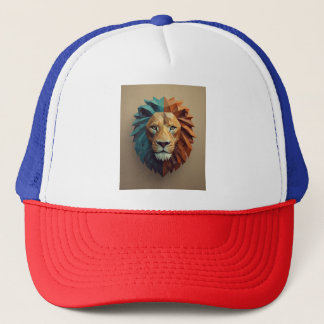 Casquette Chapeau de camion Lion géométrique