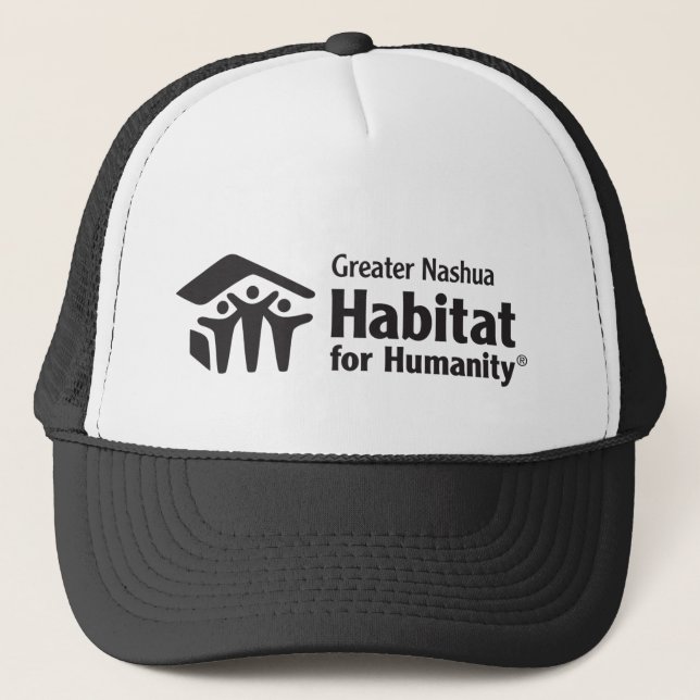 Casquette Chapeau de camion Nashua Habitat (Devant)