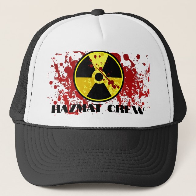 Casquette Chapeau De Camion Noir Et Blanc Sanglant De L'Équi (Devant)