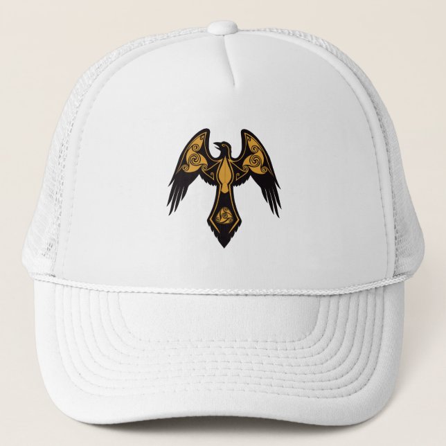 Casquette Chapeau de camion Norse Raven (Devant)