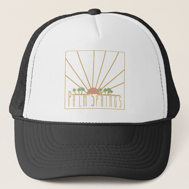 Casquette Chapeau de camion Palm Springs (Devant)