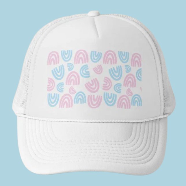 Casquette Chapeau de camion Pastel Rainbow Vibes (Créateur téléchargé)
