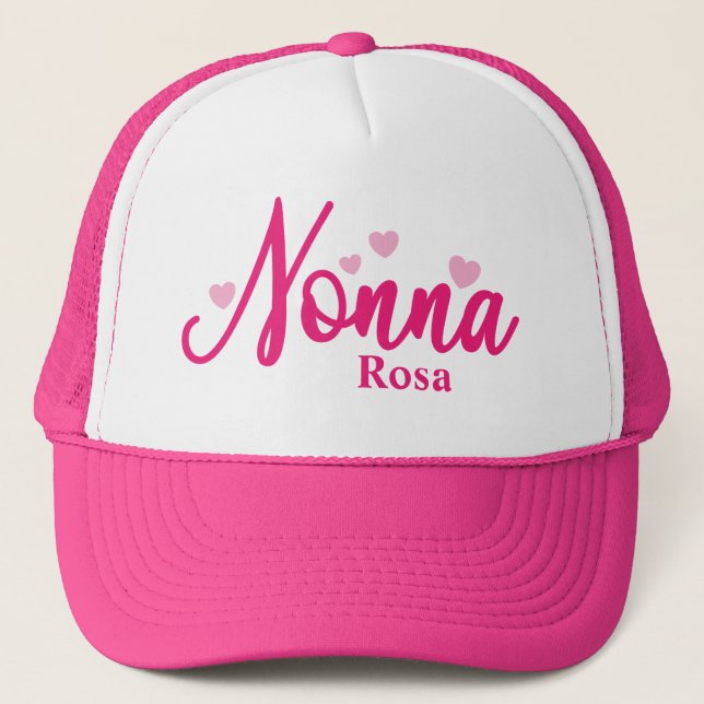 Casquette Chapeau de camion personnalisé Nonna (Devant)