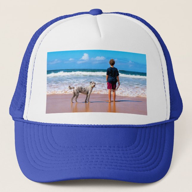Casquette Chapeau de camion photo personnalisé avec votre co (Devant)