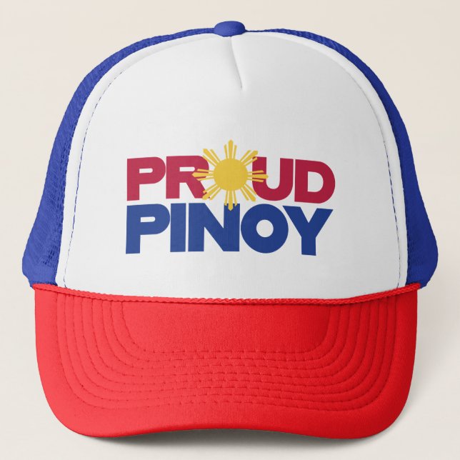Casquette Chapeau de camion PinoyDesigns "Proud Pinoy" (Devant)